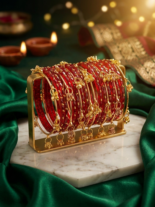 Shahi Kashmiri Bridal Bangles Set – Royal Wedding Collection