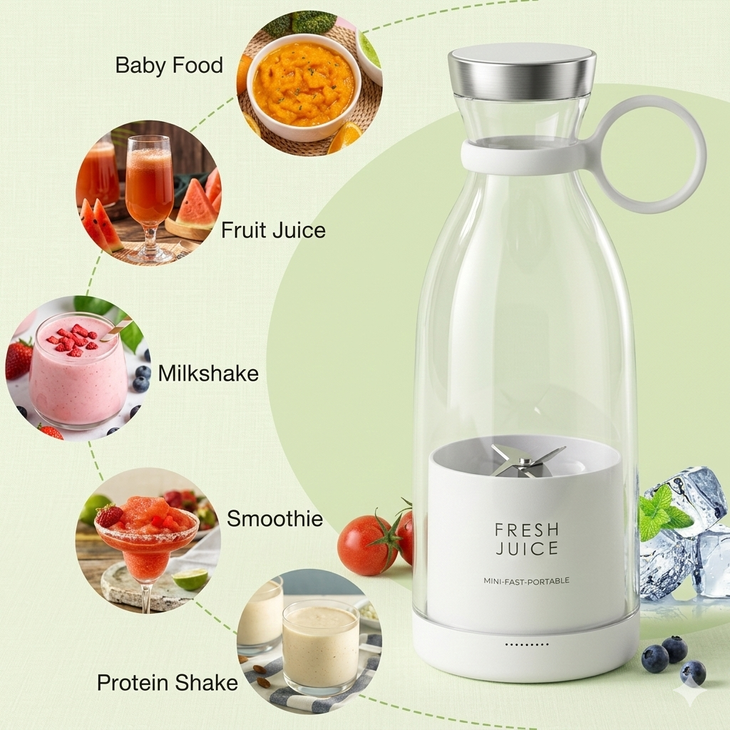 FreshBlend™ Portable Mini Juice Blender